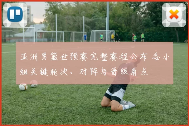 亚洲男篮世预赛完整赛程公布 各小组关键轮次、对阵与晋级看点