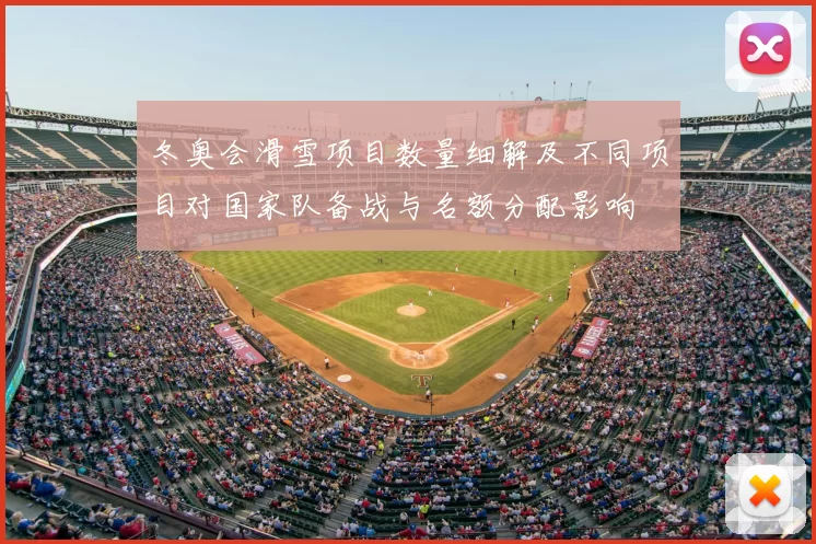 冬奥会滑雪项目数量细解及不同项目对国家队备战与名额分配影响